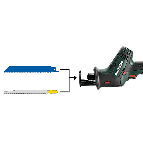Пилка шабельна акумуляторна Metabo SSE 18 LTX COMPACT 18В пропил 120мм хід 13мм 1.4кг без АКБ та ЗП