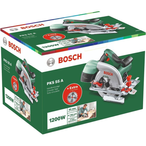Пила дискова Bosch KS 55 A 1200Вт 160мм 3.9кг