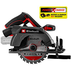 Пила дискова акумуляторна Einhell TP-CS 18/165 Li BL-Solo 18В 4200об/хв 165х20мм 2.9кг без АКБ та ЗП