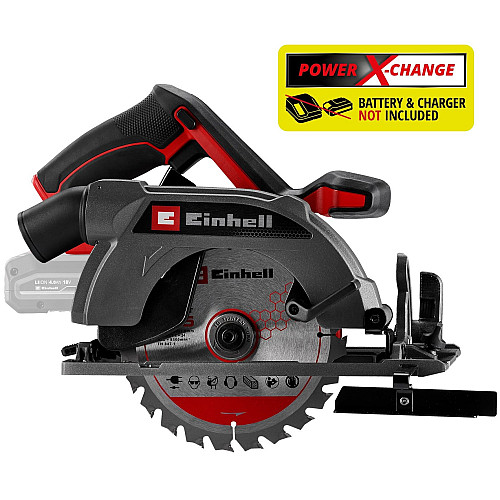 Пила дискова акумуляторна Einhell TP-CS 18/165 Li BL-Solo 18В 4200об/хв 165х20мм 2.9кг без АКБ та ЗП