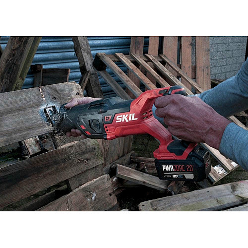 Пила сабельная аккумуляторная SKIL 3480 CB XP 20В пропил 265мм ход 29мм 2.9кг без АКБ и ЗП