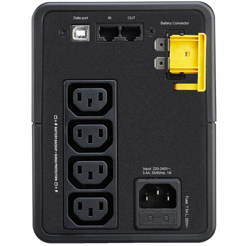 Джерело безперебійного живлення APC Back-UPS 750VA/410W, USB, 4xC13