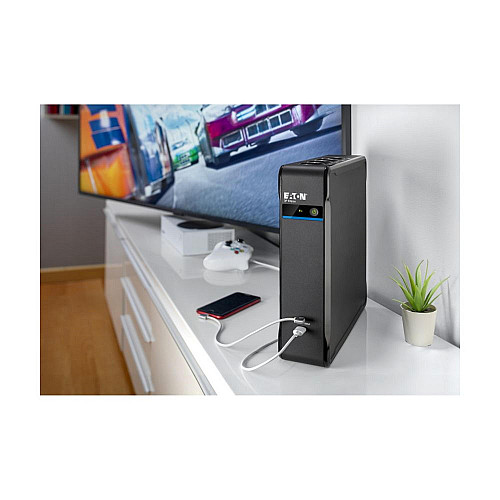 Источник бесперебойного питания Eaton 3P Ellipse 1300VA/840W, 2xUSB charges+USB port, 4+4xSchuko
