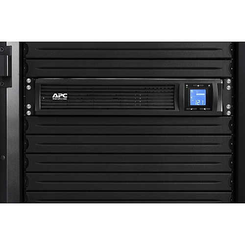 Источник бесперебойного питания APC Smart-UPS C 1000VA/600W, RM 2U, LCD, USB, SmartConnect, 4xC13