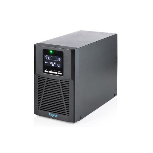 Джерело безперебійного живлення DIGITUS 1000VA/1000W, Tower, LCD, RJ45, RS232, USB, 8xC13
