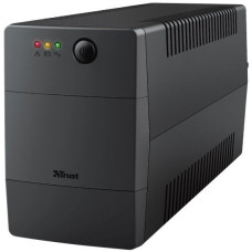 Джерело безперебійного живлення Trust Paxxon 800VA UPS with 2 standard wall power outlets чорний
