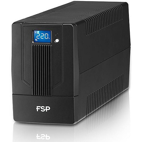 Джерело безперебійного живлення FSP iFP2000, 2000VA/1200W, LCD, RJ45, USB, 2xSchuko + 2xIEC