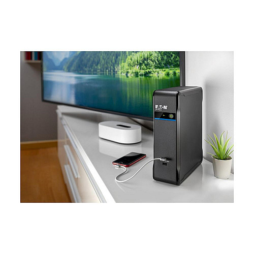 Джерело безперебійного живлення Eaton 3P Ellipse 900VA/540W, 2xUSB charges+USB port, 3+1xSchuko