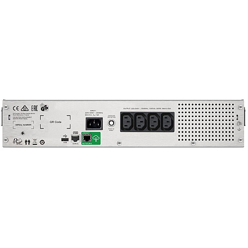 Источник бесперебойного питания APC Smart-UPS C 1000VA/600W, RM 2U, LCD, USB, SmartConnect, 4xC13