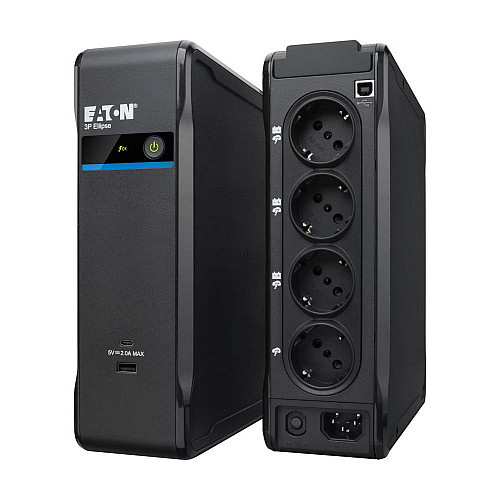 Джерело безперебійного живлення Eaton 3P Ellipse 900VA/540W, 2xUSB charges+USB port, 3+1xSchuko