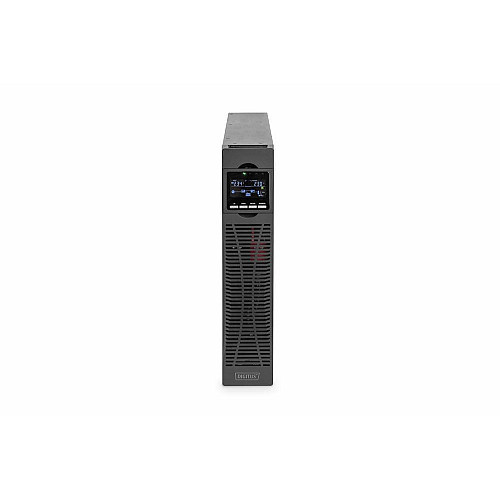Источник бесперебойного питания DIGITUS 3000VA/3000W, RTU2, LCD, RJ45, RS232, USB, 8xC13+1xC19