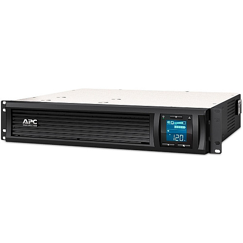 Источник бесперебойного питания APC Smart-UPS C 1000VA/600W, RM 2U, LCD, USB, SmartConnect, 4xC13