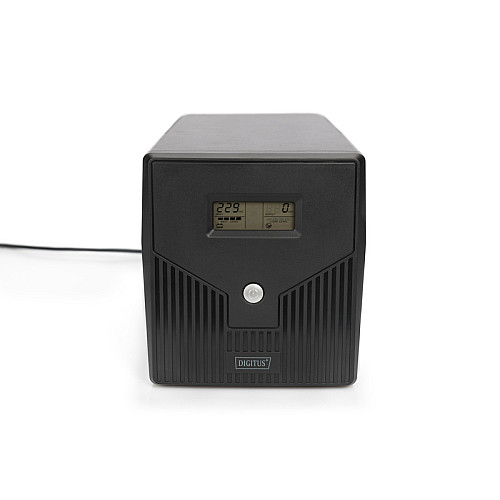 Джерело безперебійного живлення DIGITUS 1000VA/600W, LCD, RJ45, RS232, USB, 4xSchuko