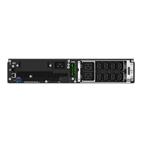 Джерело безперебійного живлення APC Smart-UPS Online 2200VA/1980W, RM 2U, LCD, USB, RS232, 8xC13, 2xC19