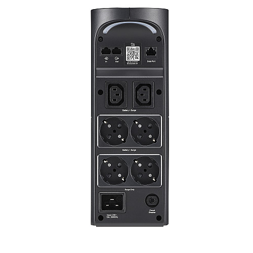 Джерело безперебійного живлення APC Back-UPS Pro 2200VA /1320W, LCD, USB, RGB Lights, 4xSchuko + 2xC13
