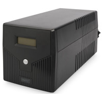 Джерело безперебійного живлення DIGITUS 1000VA/600W, LCD, RJ45, RS232, USB, 4xSchuko