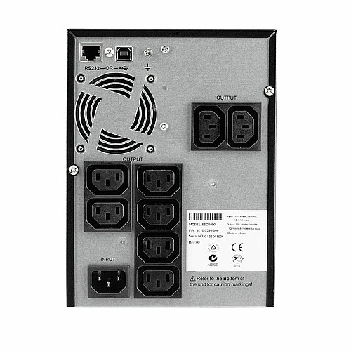 Источник бесперебойного питания Eaton 5SC, 1000VA/700W, LCD, USB, RS232, 8xC13