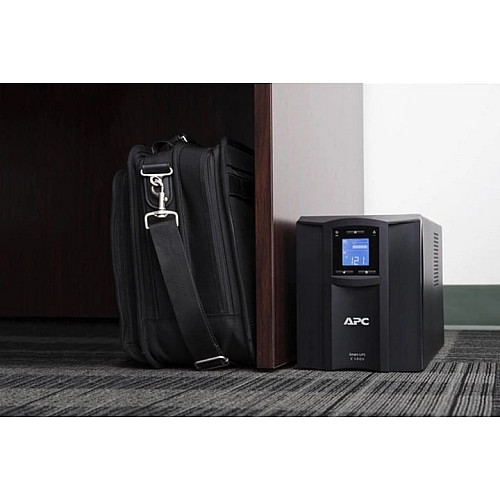 Джерело безперебійного живлення APC Smart-UPS C 1000VA/600W, LCD, USB, SmartConnect, 8xC13