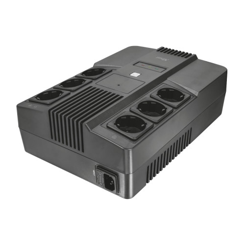 Джерело безперебійного живлення Trust Maxxon 800VA UPS with 6 standard wall power outlets BLACK