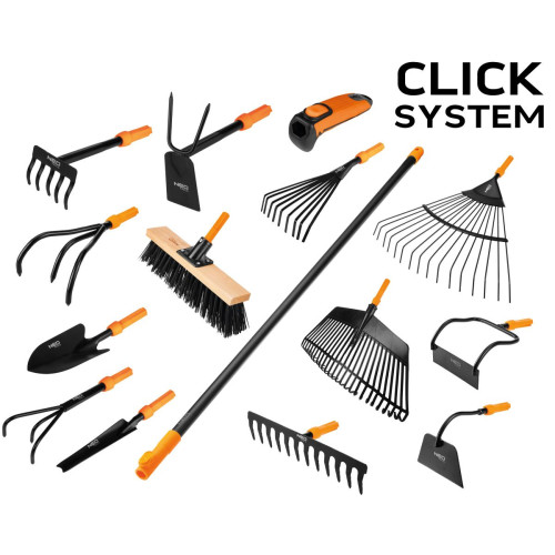 Держак короткий Neo Tools, 150мм, система NEO Click, пластик
