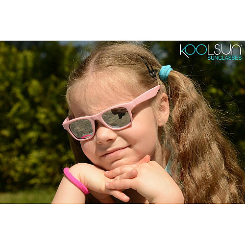 Детские солнцезащитные очки Koolsun Wave, 3-10р, нежно-розовый