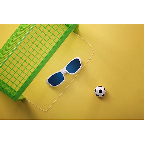 Детские солнцезащитные очки Koolsun Sport, 6-12р, бело-голубой