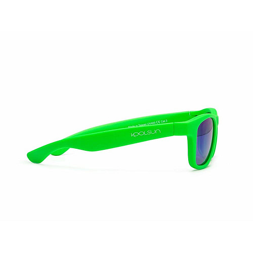 Дитячі сонцезахисні окуляри Koolsun Wave, 3-10р, неоново-зелений