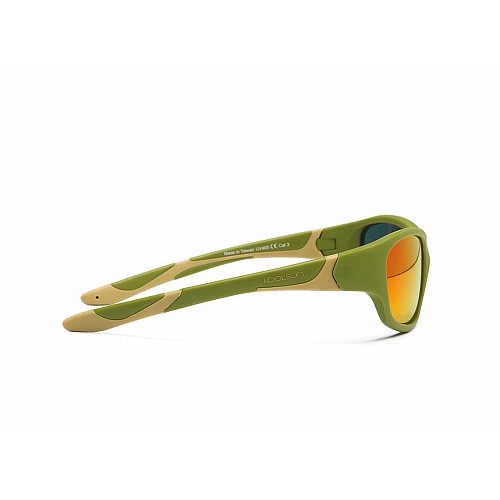 Дитячі сонцезахисні окуляри Koolsun Sport, 3-8р, хакі