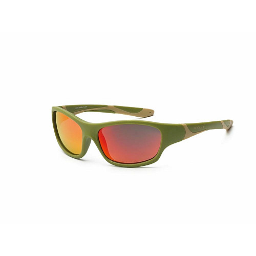 Дитячі сонцезахисні окуляри Koolsun Sport, 6-12р, хакі