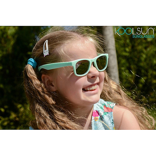 Детские солнцезащитные очки Koolsun Wave, 3-10р, мятный