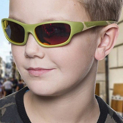 Дитячі сонцезахисні окуляри Koolsun Sport, 6-12р, хакі