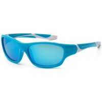 Дитячі сонцезахисні окуляри Koolsun Sport, 3-8р, бірюзово-білий