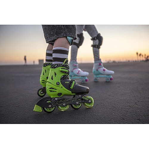 Роликові ковзани Neon Combo, розмір 30-33, салатовий