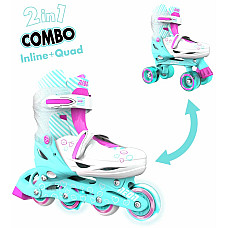 Роликові ковзани Neon Combo, розмір 30-33, бірюзовий