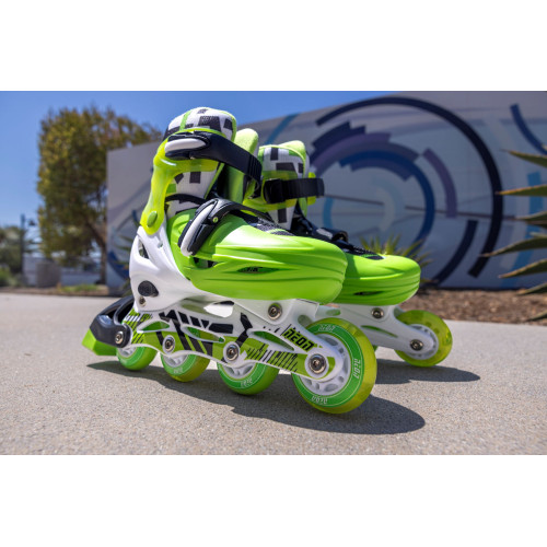 Роликові ковзани Neon Combo, розмір 34-37, зелений
