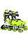 Роликовые коньки Neon Inline, размер 34-37, зеленый