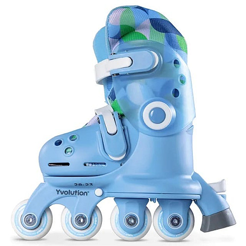 Роликові ковзани Yvolution Twista, розмір 30-34, блакитний