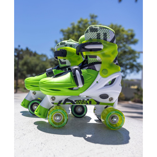 Роликові ковзани Neon Combo, розмір 34-37, зелений