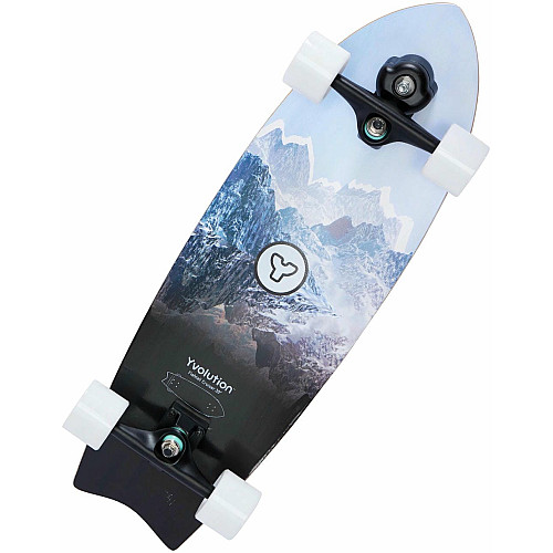Скейтборд Yvolution Fishtail Cruiser 76см, синій
