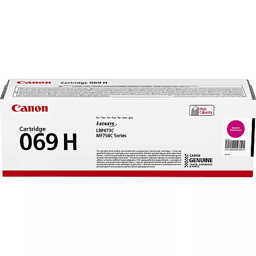 Картридж Canon 069H MF752Cdw/MF754Cdw/LBP673Cdw Magenta (5500 стр.)