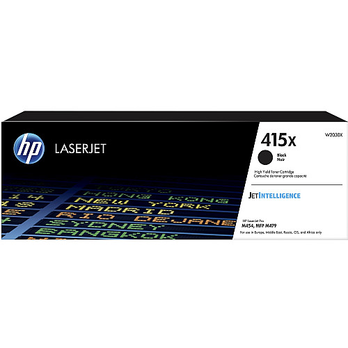 Картридж HP 415X CLJ Pro M414/454/479, Enterprise M455/M480 Black (7500стр.)