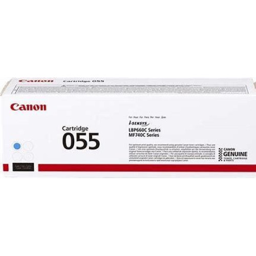 Картридж Canon 055 MF742/744/746, LBP663/664 Cyan (2100 стор)