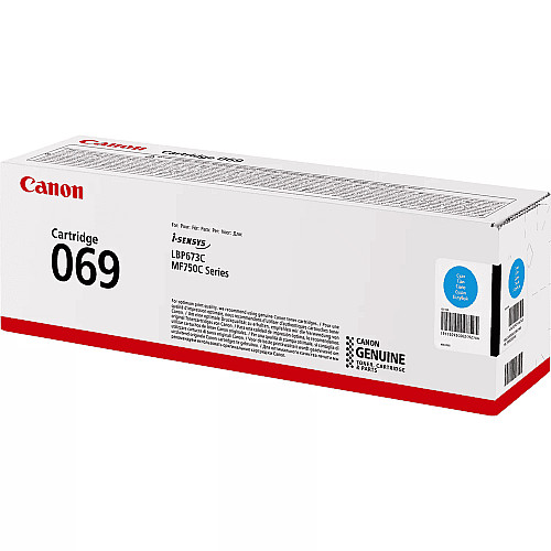 Картридж Canon 069 MF752Cdw/MF754Cdw/LBP673Cdw Cyan (1900 стор)