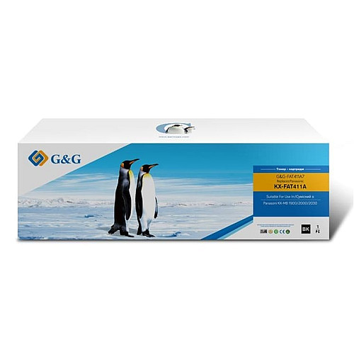Тонер-картридж G&G KX-FAT411A7 для Panasonic KX-MB1900/2000/2020/2030 (2000 стр.)