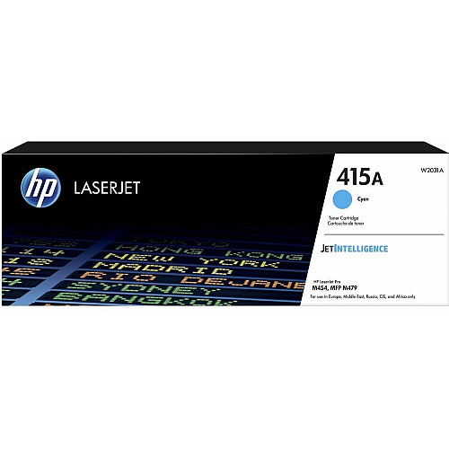 Картридж HP 415A CLJ Pro M414/454/479, Enterprise M455/M480 Cyan (2100стр.)