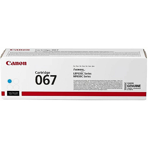 Картридж Canon 067H MF651Cw/MF655Cdw/MF657Cdw/LBP631Cw/LBP633Cdw Cyan (2350 стр.)