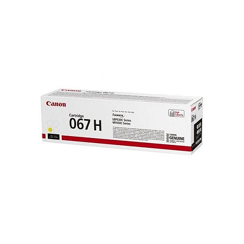 Картридж Canon 067H MF651Cw/MF655Cdw/MF657Cdw/LBP631Cw/LBP633Cdw Yellow (2350 стр.)