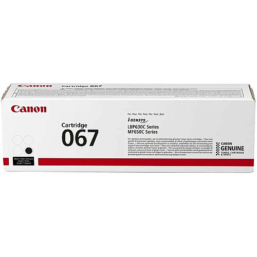 Картридж Canon 067 MF651Cw/MF655Cdw/MF657Cdw/LBP631Cw/LBP633Cdw Black (1350 стр.)