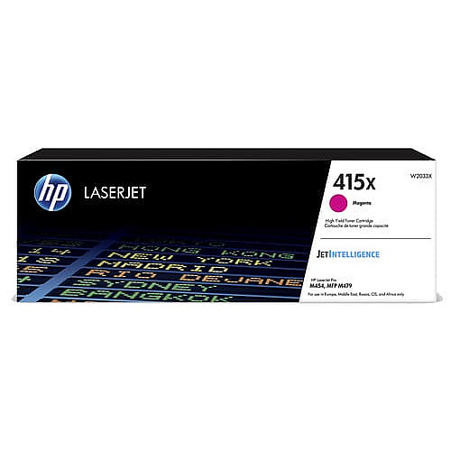 Картридж HP 415X CLJ Pro M414/454/479, Enterprise M455/M480 Magenta (6000стр.)