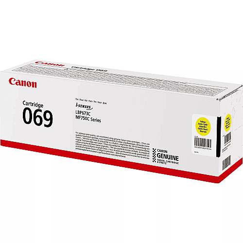Картридж Canon 069 MF752Cdw/MF754Cdw/LBP673Cdw Yellow (1900 стр.)